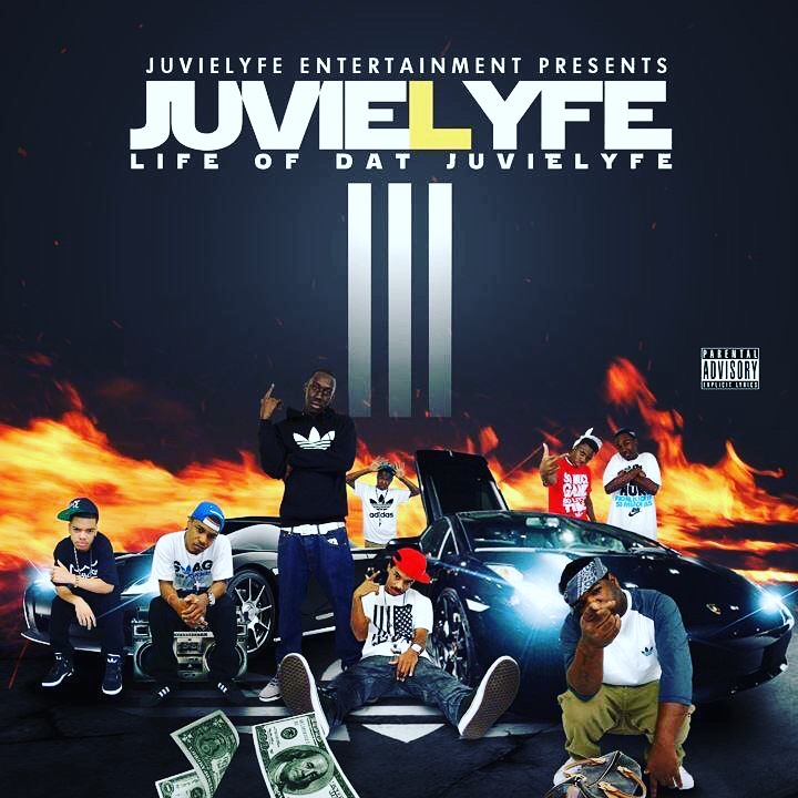 JuvieLyfe Entertainment album cover produced at Dis Li Spot
